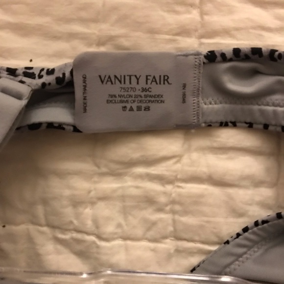 Vanity Fair 36C Bra Animal Print - Picture 4 of 4